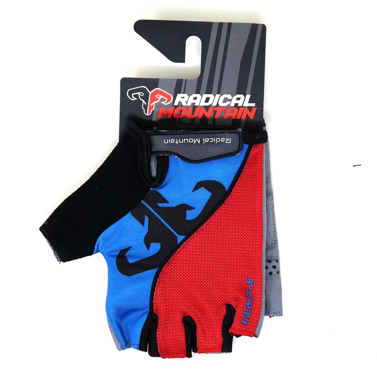 RADICAL MOUNTAIN - Guantes Radical Mountain Corto 1454 Azul/Rojo L