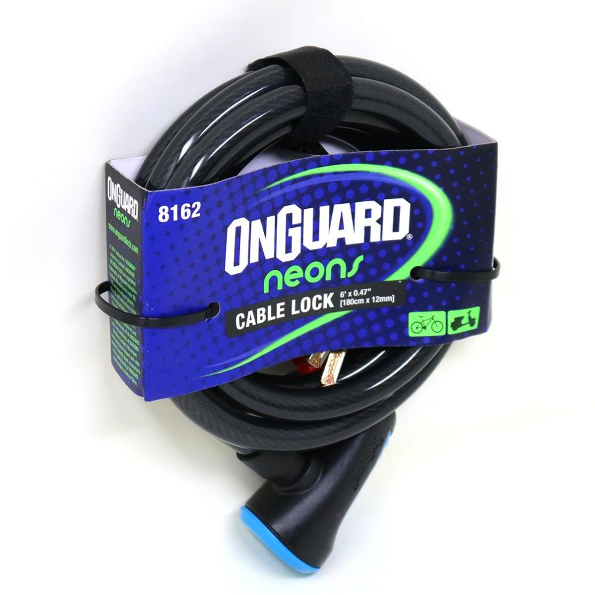 ONGUARD - Candado OnGuard Llave Espiral NS 180cmX12mm