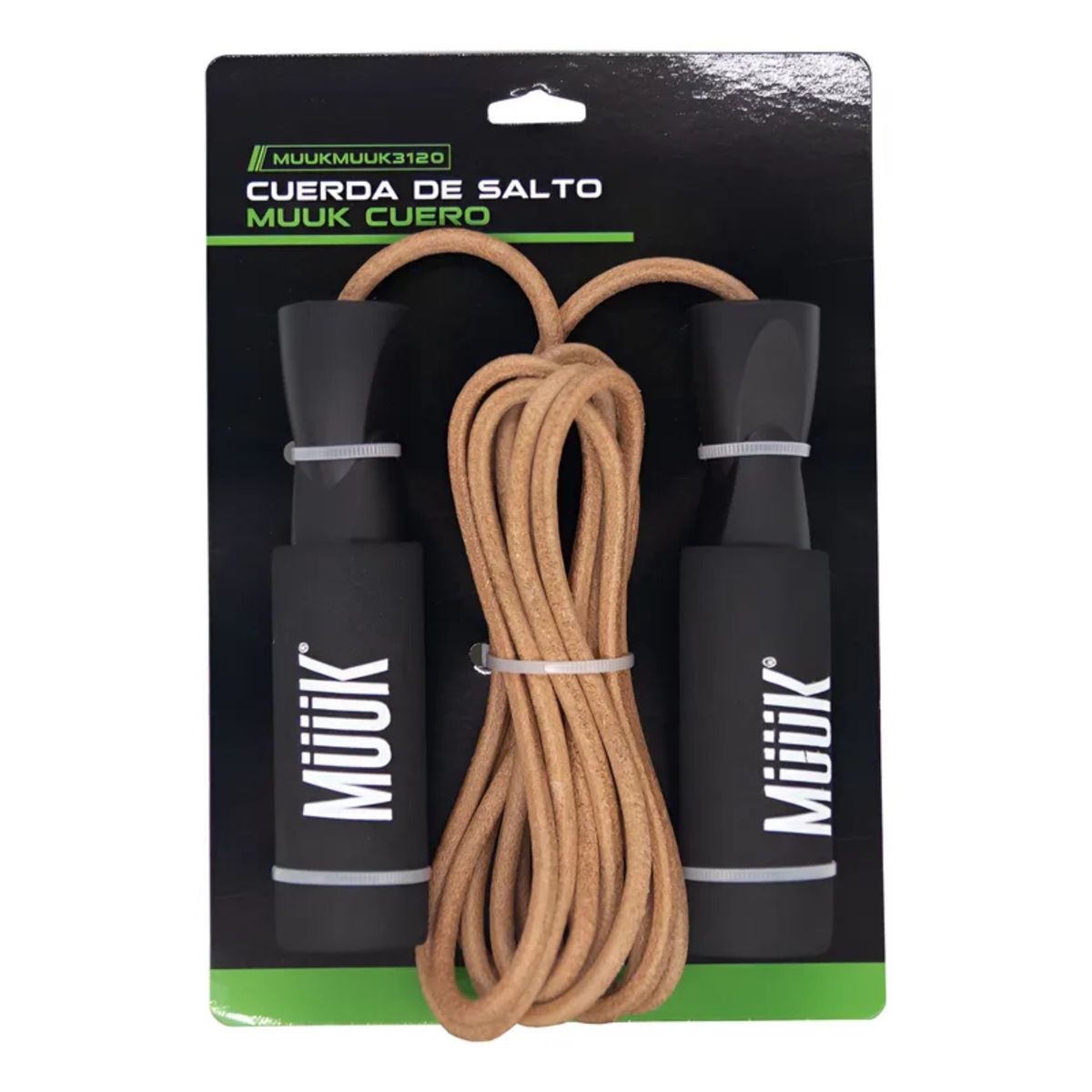 MUUK - Cuerda De Saltar De Cuero Muuk Entrenamiento Crossfit