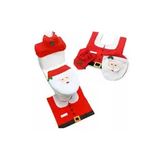 GENERICO - Set Fundas De Navidad Baño Decoracion Navideña Juego De Baño