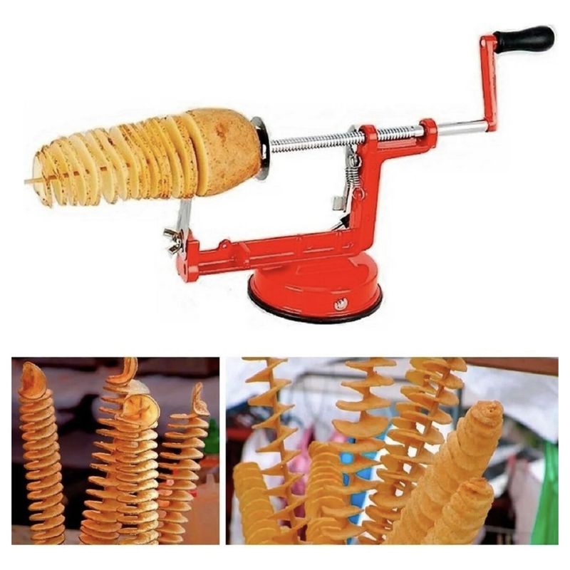GENERICO - Maquina Cortadora De Papas En Espiral Papas Fritas