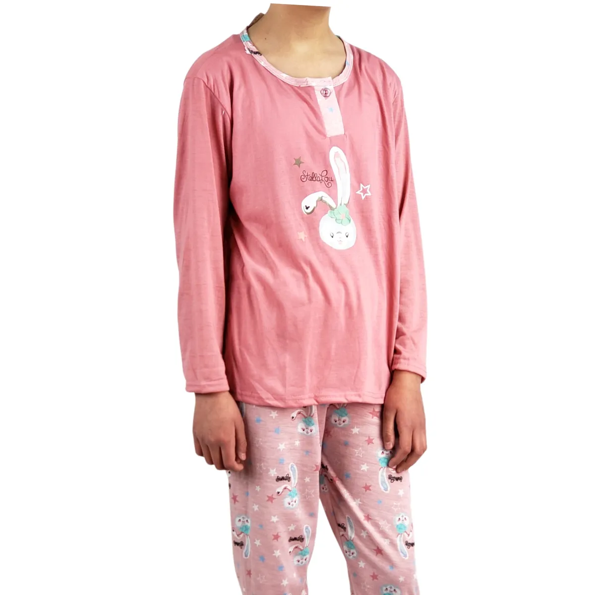 LOOK SHOP - Pijama Niña Verano. Manga Larga. Diseños. Talla  404.