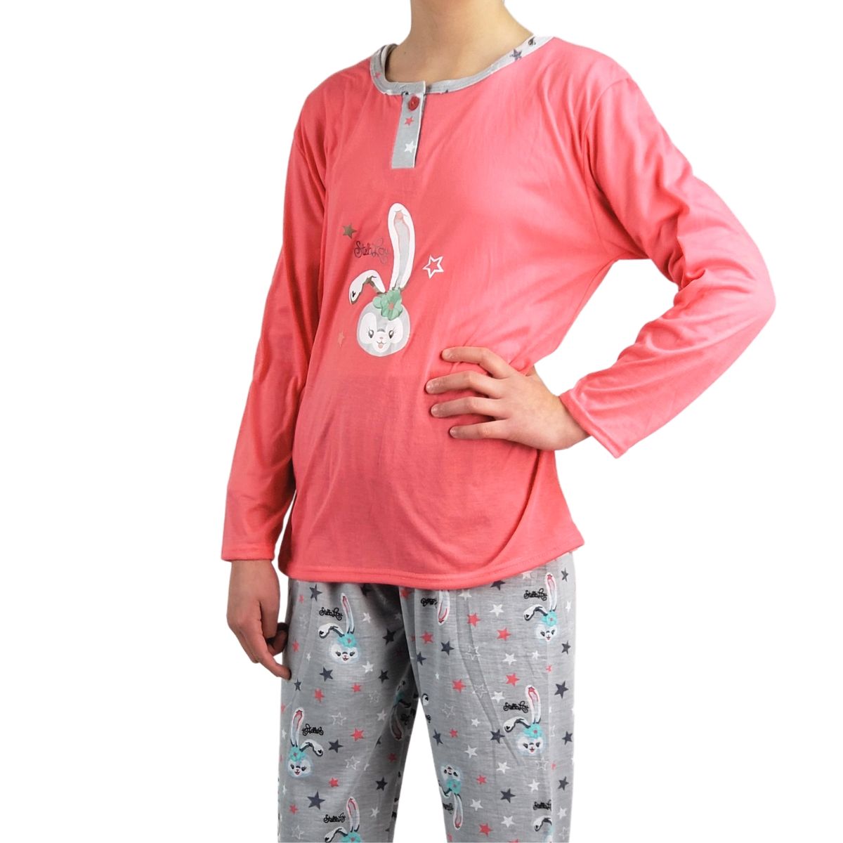 LOOK SHOP - Pijama Niña Verano. Manga Larga. Diseños. Talla  404.