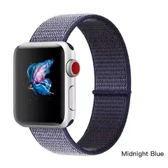 GENERICO - Correa para Apple Watch Nylon Velcro Todas Series Ajustable elástica