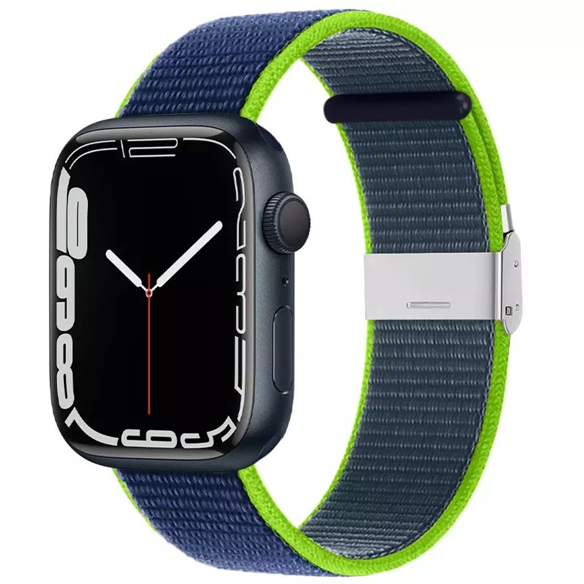 GENERICO - Correa para Apple Watch Nylon Velcro Todas Series Ajustable elástica