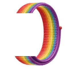 GENERICO - Correa para Apple Watch Nylon Velcro Todas Series Ajustable elástica.