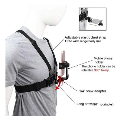 Imagen 2 del producto Soporte Celular Ajustable Kit Arnes De Pecho