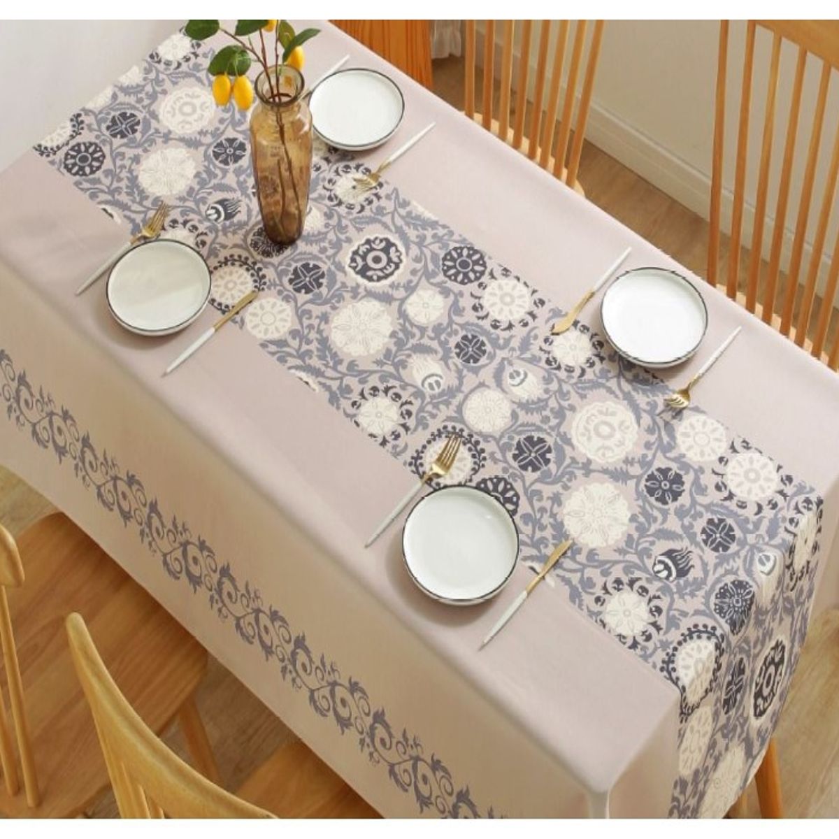 GENERICO - Mantel Antimanchas Arena Caribe 140X 220 Cm Rectangular