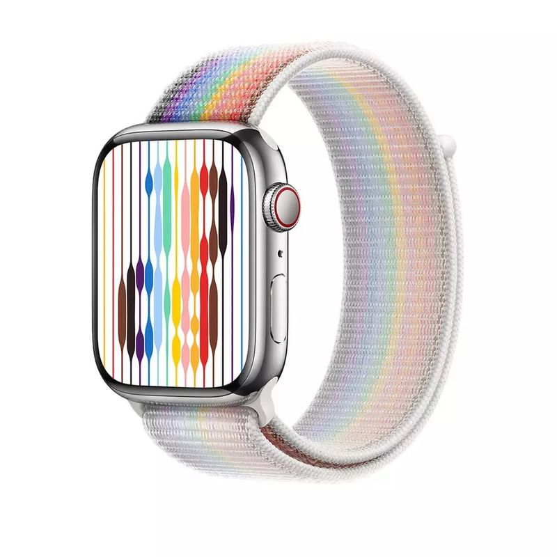 GENERICO - Correa para Apple Watch Nylon Velcro Todas Series Ajustable elástica