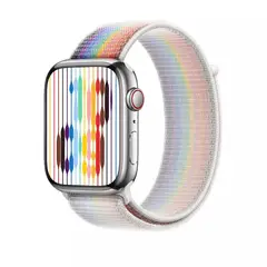 GENERICO - Correa para Apple Watch Nylon Velcro Todas Series Ajustable elástica