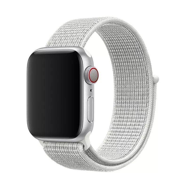 GENERICO - Correa para Apple Watch Nylon Velcro Todas Series Ajustable elástica.