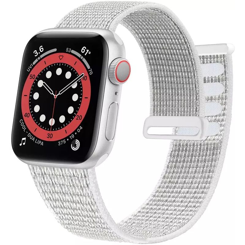 GENERICO - Correa para Apple Watch Nylon Velcro Todas Series Ajustable elástica.
