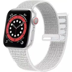 GENERICO - Correa para Apple Watch Nylon Velcro Todas Series Ajustable elástica