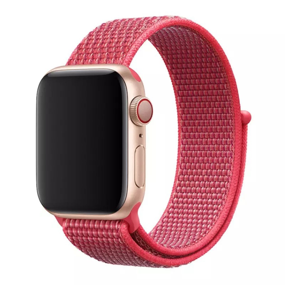 GENERICO - Correa para Apple Watch Nylon Velcro Todas Series Ajustable elástica