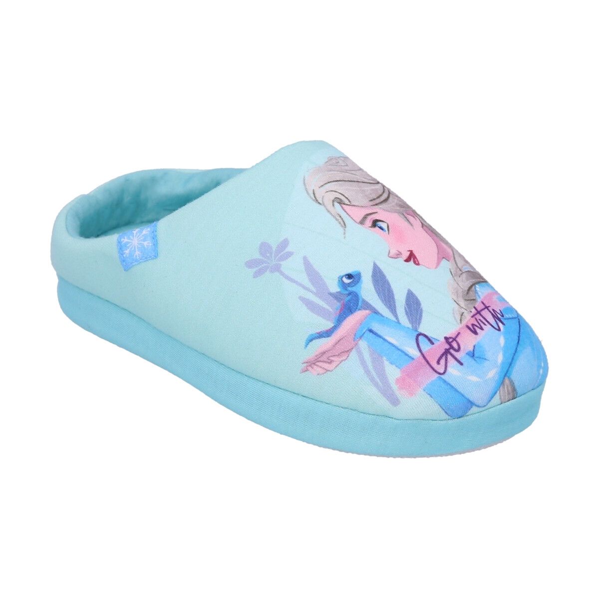 FROZEN - PANTUFLA BASICAS FROZEN CELESTE