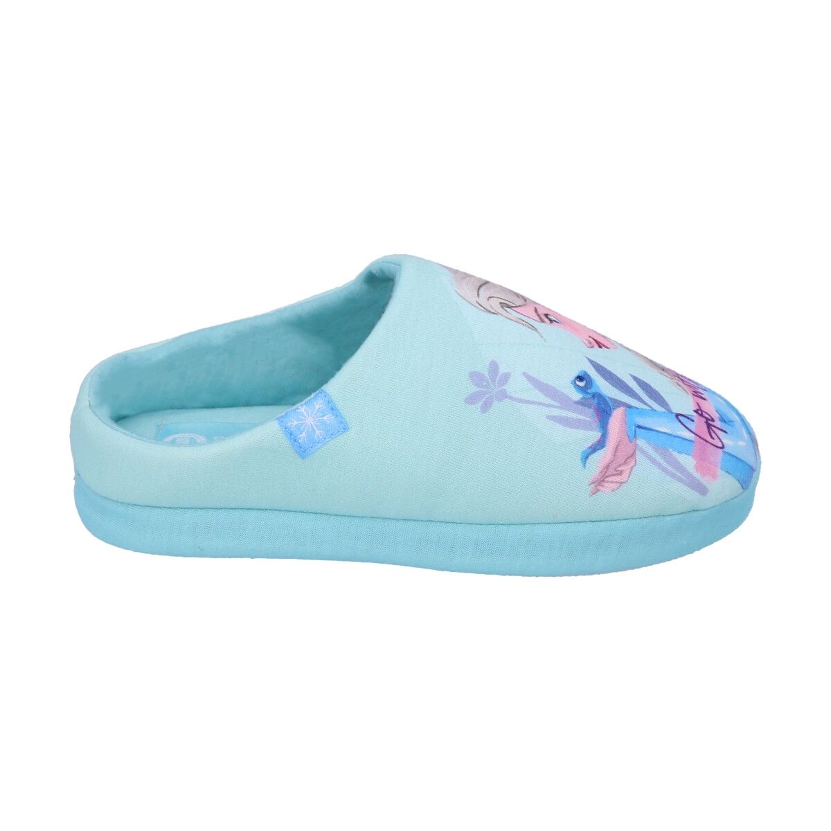 FROZEN - PANTUFLA BASICAS FROZEN CELESTE
