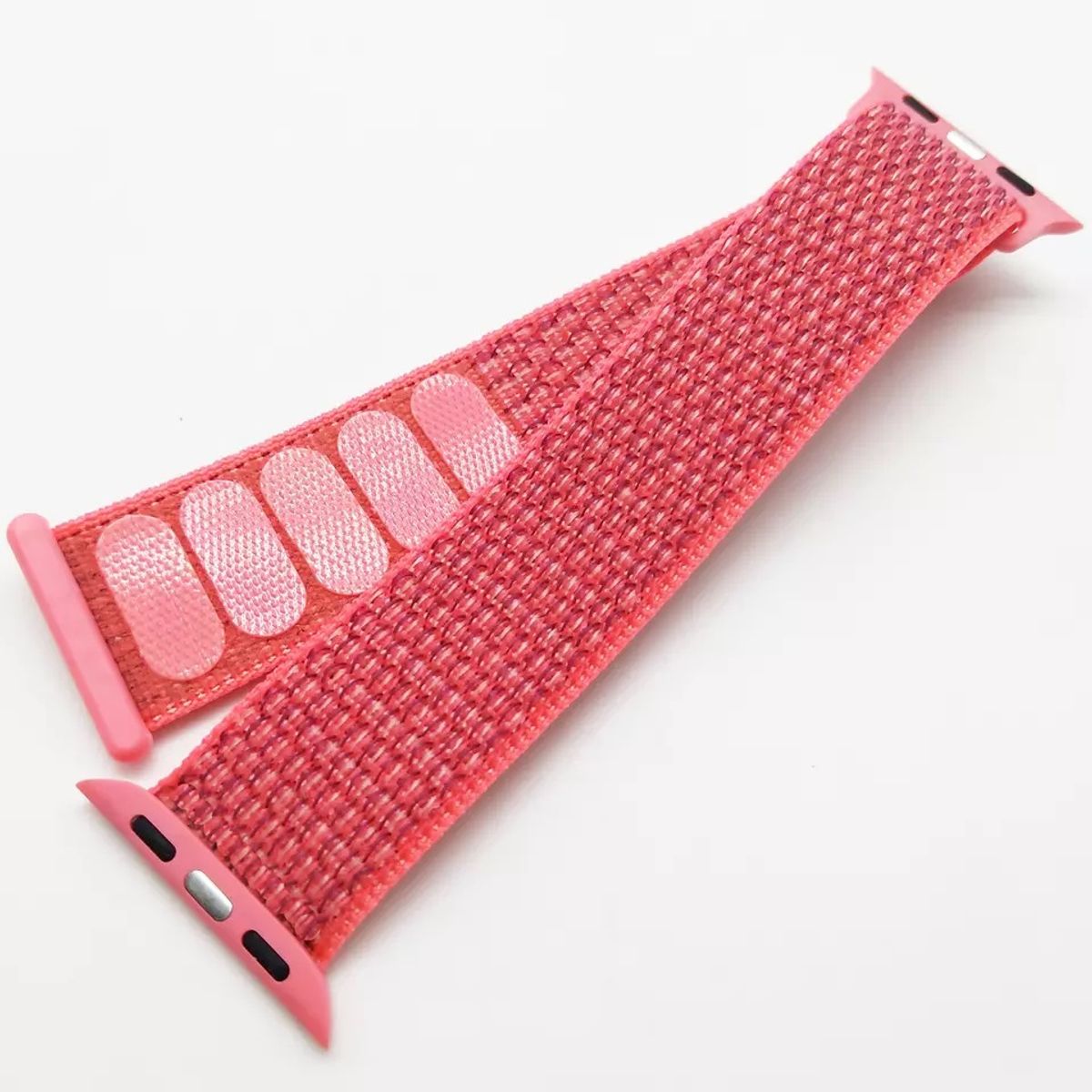 GENERICO - Correa para Apple Watch Nylon Velcro Todas Series Ajustable