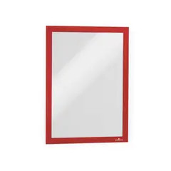 DURABLE - Marco Autoadhesivo A3 Frontal Magnetico - Rojo