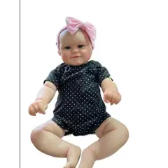 GENERICO - Reborn 50 cm con accesorios/Se ´puede bañar
