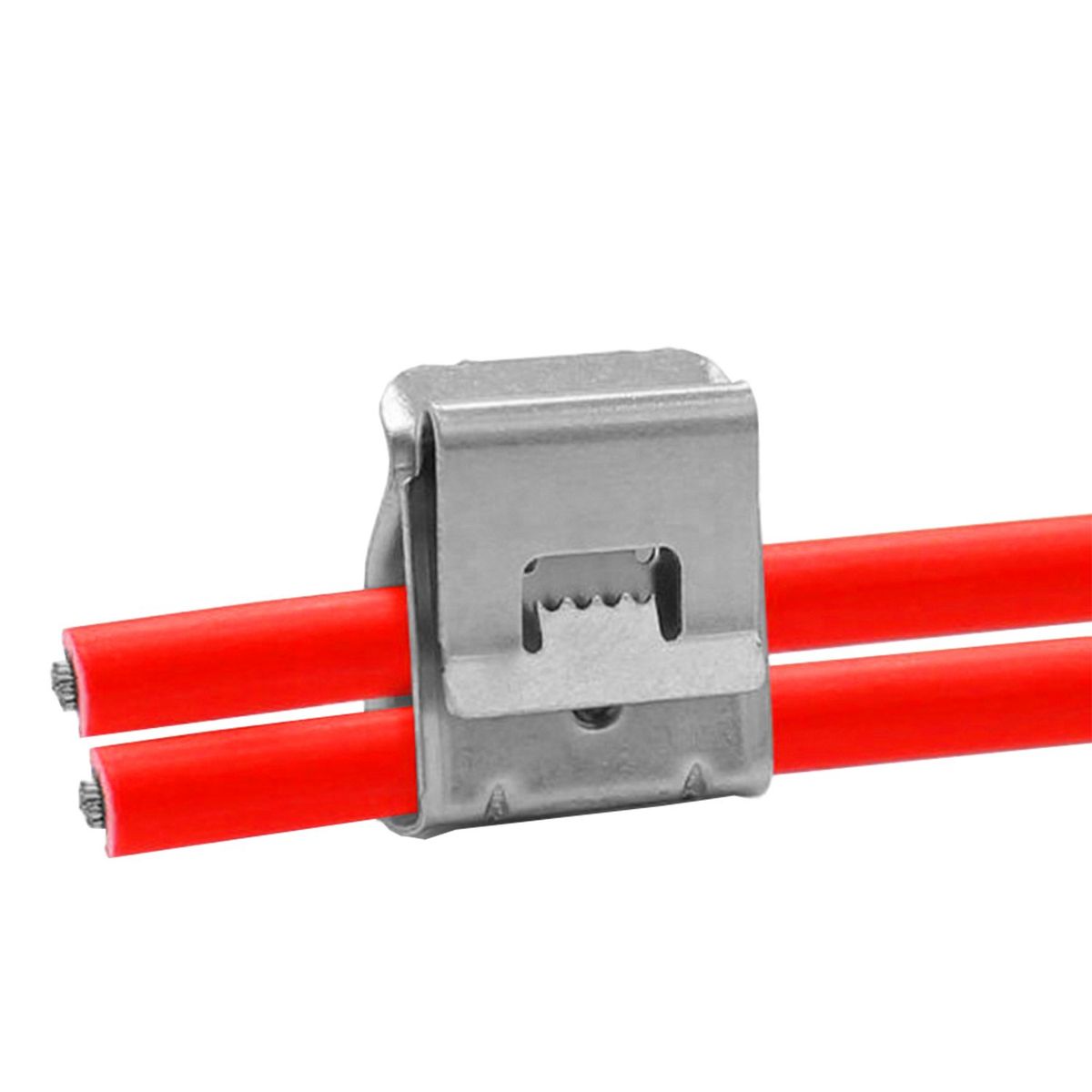 SOLIOT - 10 Clips Para Cables 2.5-6mm² Acero Inoxidable