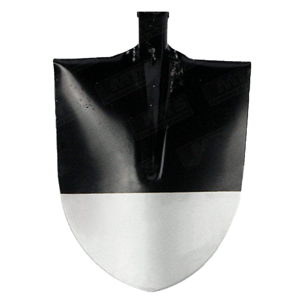 GENERICO - PALA PUNTA HUEVO MANGO CORTO DE MADERA Y ASA PLÁSTICA URO