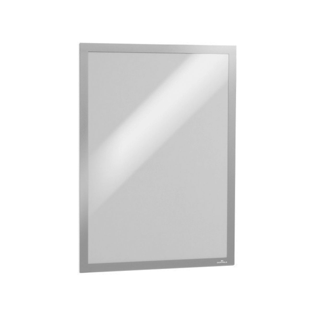 DURABLE - Marco Autoadhesivo A3 Frontal Magnetico - Plateado Durable