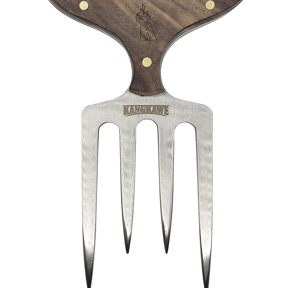 KANGKAWE - GARRA BÚFALO PREMIUM CON FUNDA DE CUERO CAFÉ PARA ASADOS