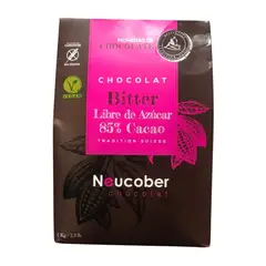 GENERICO - CHOCOLATE BITTER 85% CACAO SIN AZÚCAR NEUCOBER 1 KG