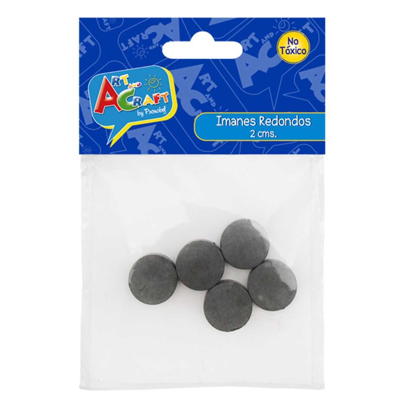 PRONOBEL - Iman Redondos 2 cm 5 Piezas Art & Craft