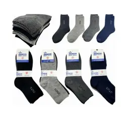 EVERSO - 12 Pares Calcetines De Vestir Para Hombre De Algodón 01.