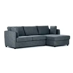 ROSEN - Sofá Seccional Cama Noah Derecho Melange Denim