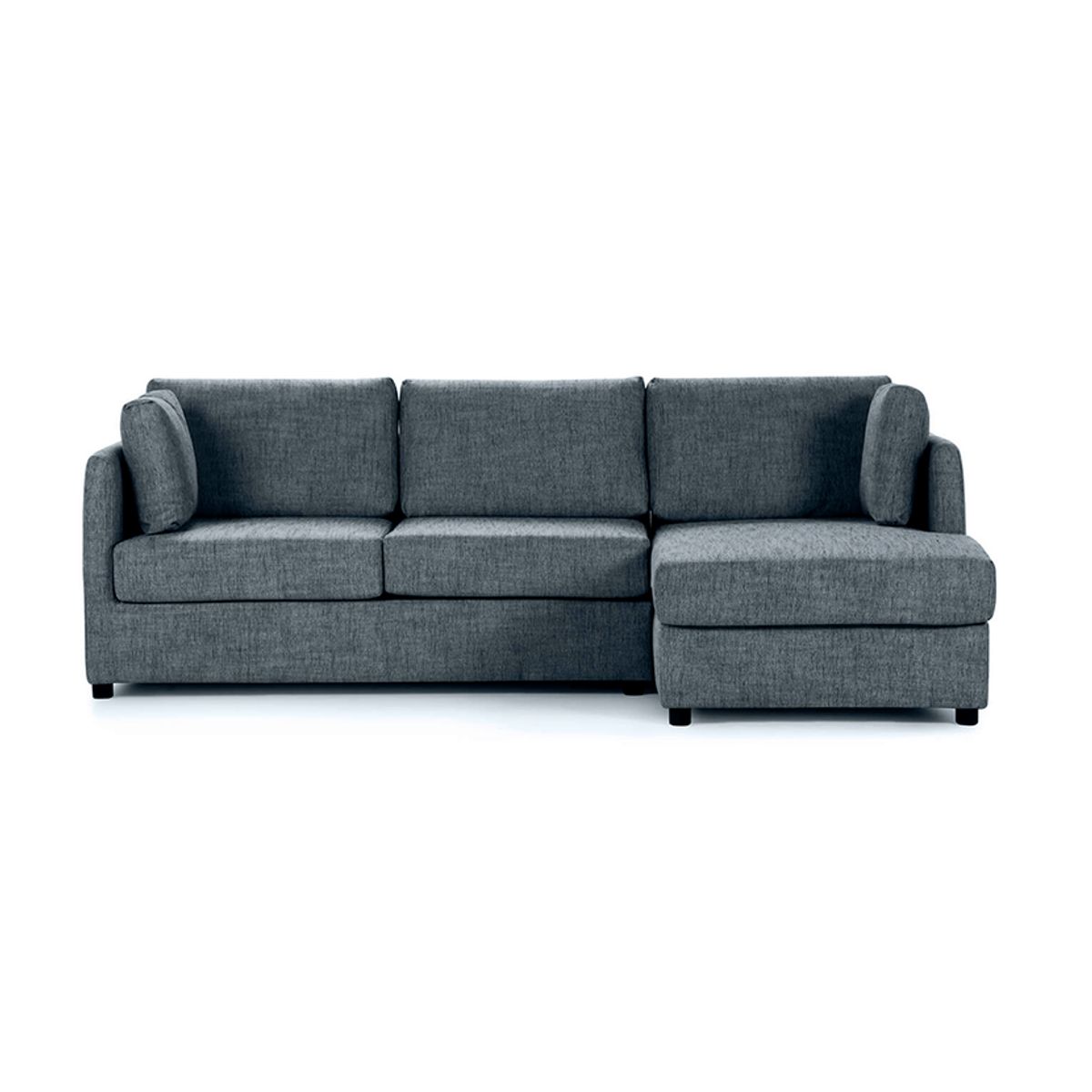 ROSEN - Sofá Seccional Cama Noah Rosen Derecho Melange Denim