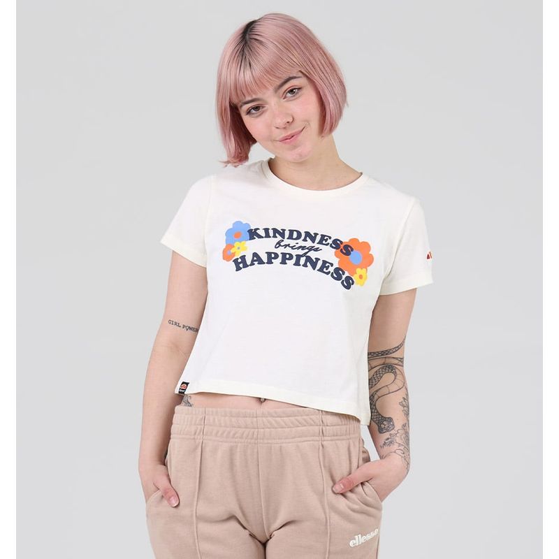 ELLESSE - POLERA NIÑA ELLESSE GEORGETTE CREMA