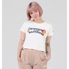 ELLESSE - POLERA NIÑA GEORGETTE CREMA