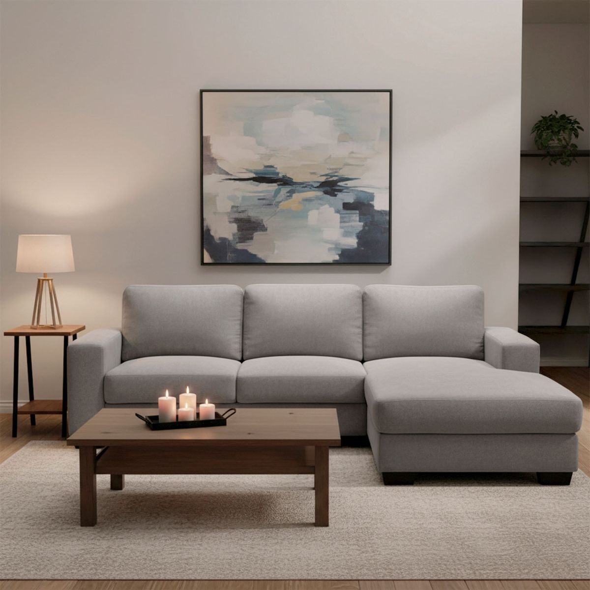 ROSEN - Sofá Seccional Rosen Randall Derecho Taupe