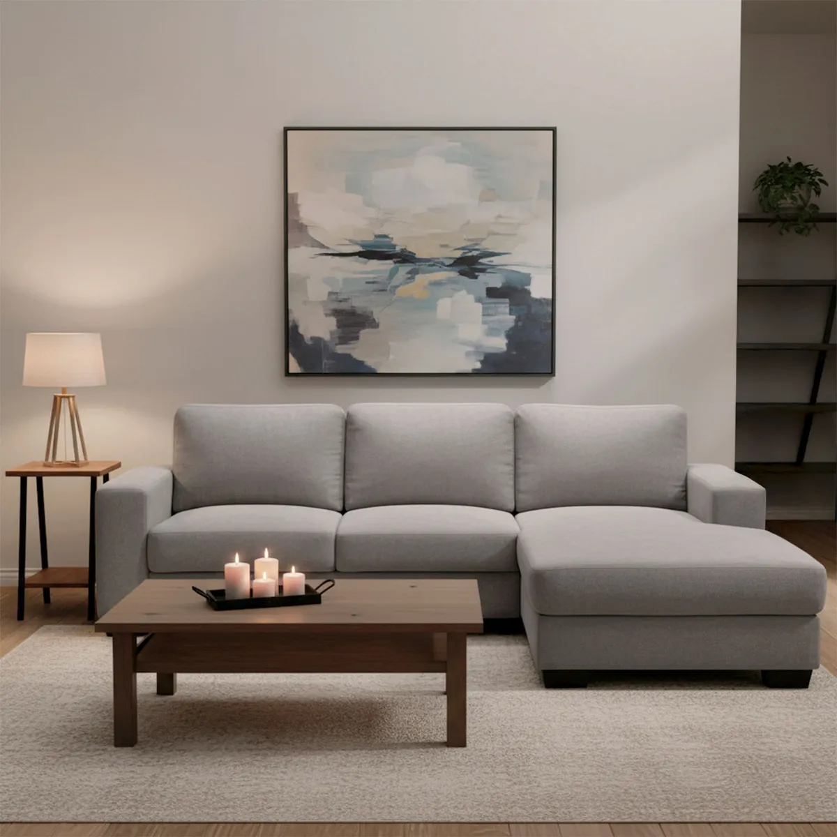 ROSEN - Sofá Seccional Rosen Randall Derecho Taupe