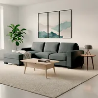 Sofá Seccional Randall Izquierdo Grafito