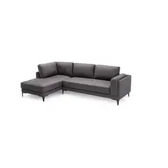 ROSEN - Sofá Seccional Roxton Izquierdo Tela Charcoal