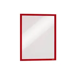 DURABLE - Marco Autoadhesivo A4 Frontal Magnetico - Rojo