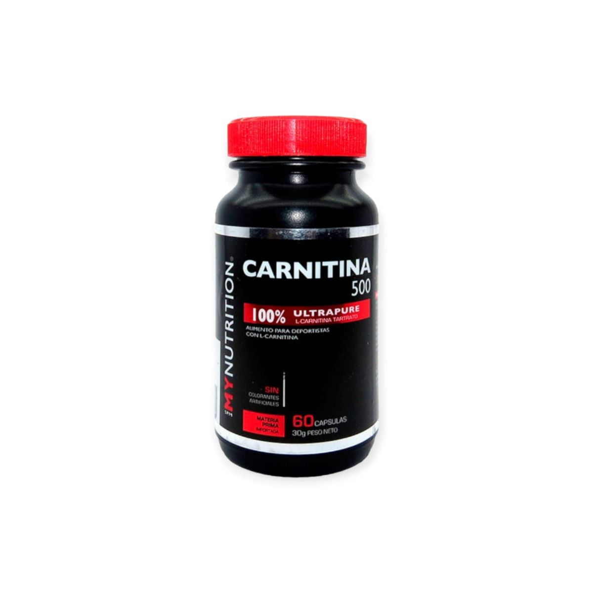 MYNUTRITION - CARNITINA 500  60 CAPSULAS  - MY NUTRITION