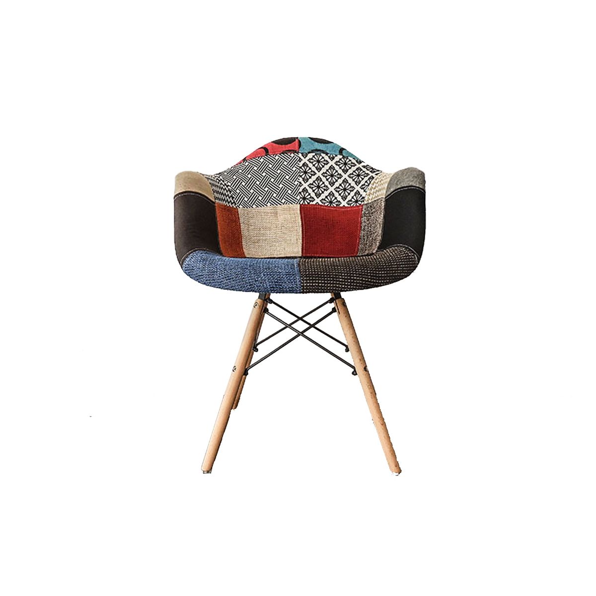GLOBAL LATIN GROUP - Silla De Diseño Eames Patchwork Color Variado