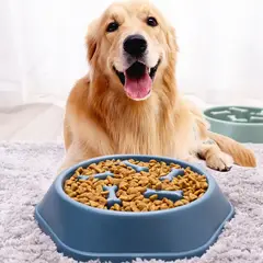 GENERICO - Plato Para Mascotas Anti-Ansiedad Color Al Azar