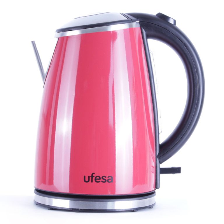UFESA Hervidor HA1274E Inox Rojo 1,7 Lts - 2200 W