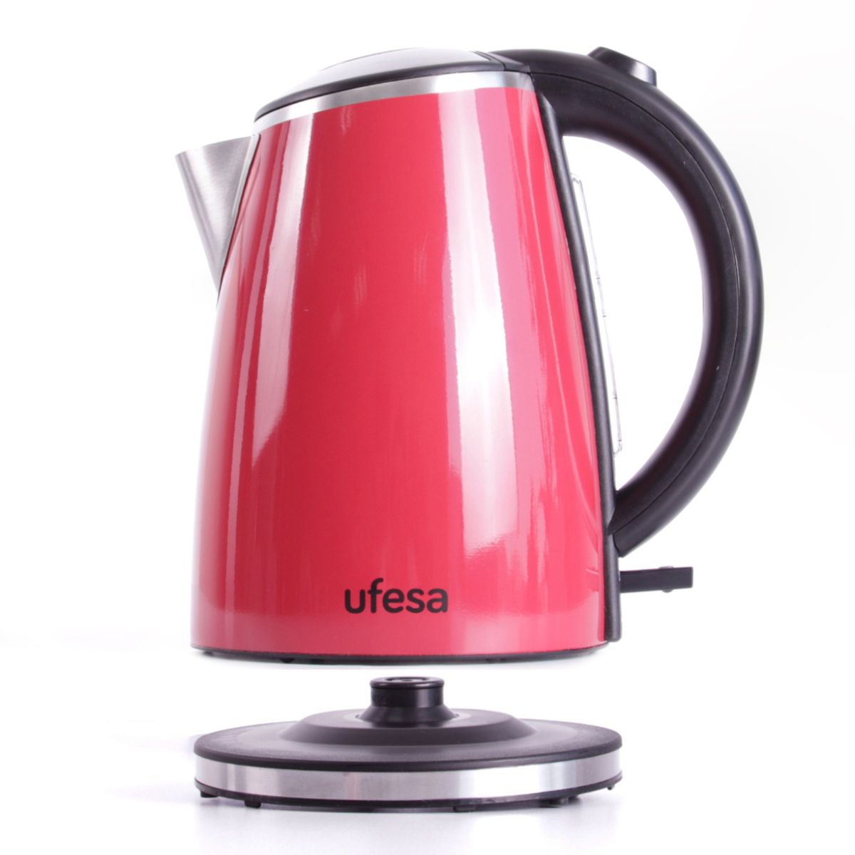 UFESA - Hervidor Ufesa HA1274E Inox Rojo 1,7 Lts - 2200 W