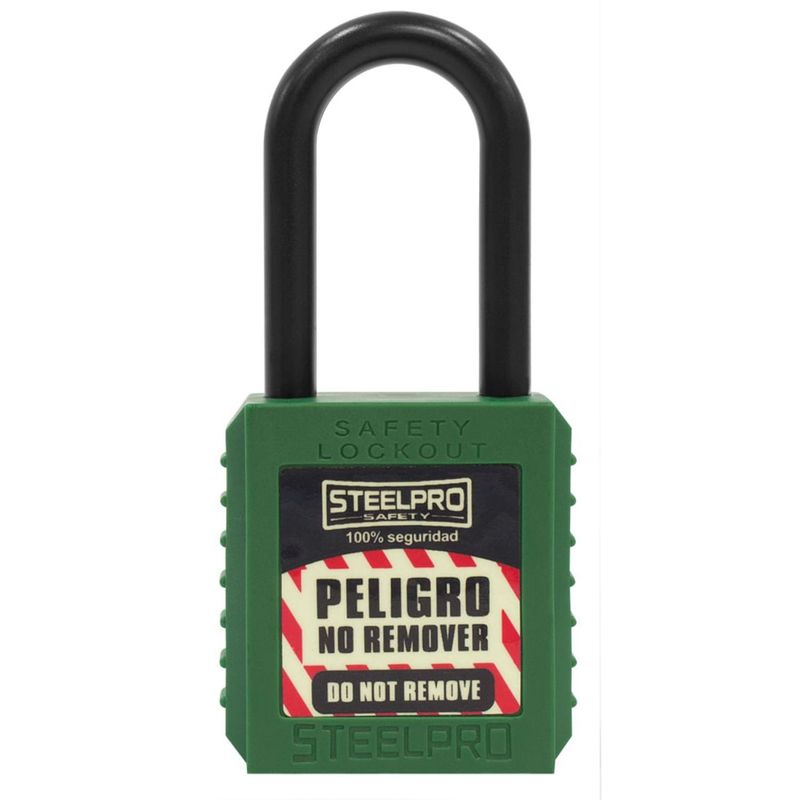STEELPRO - Candado Steelpro Dielectrico Verde