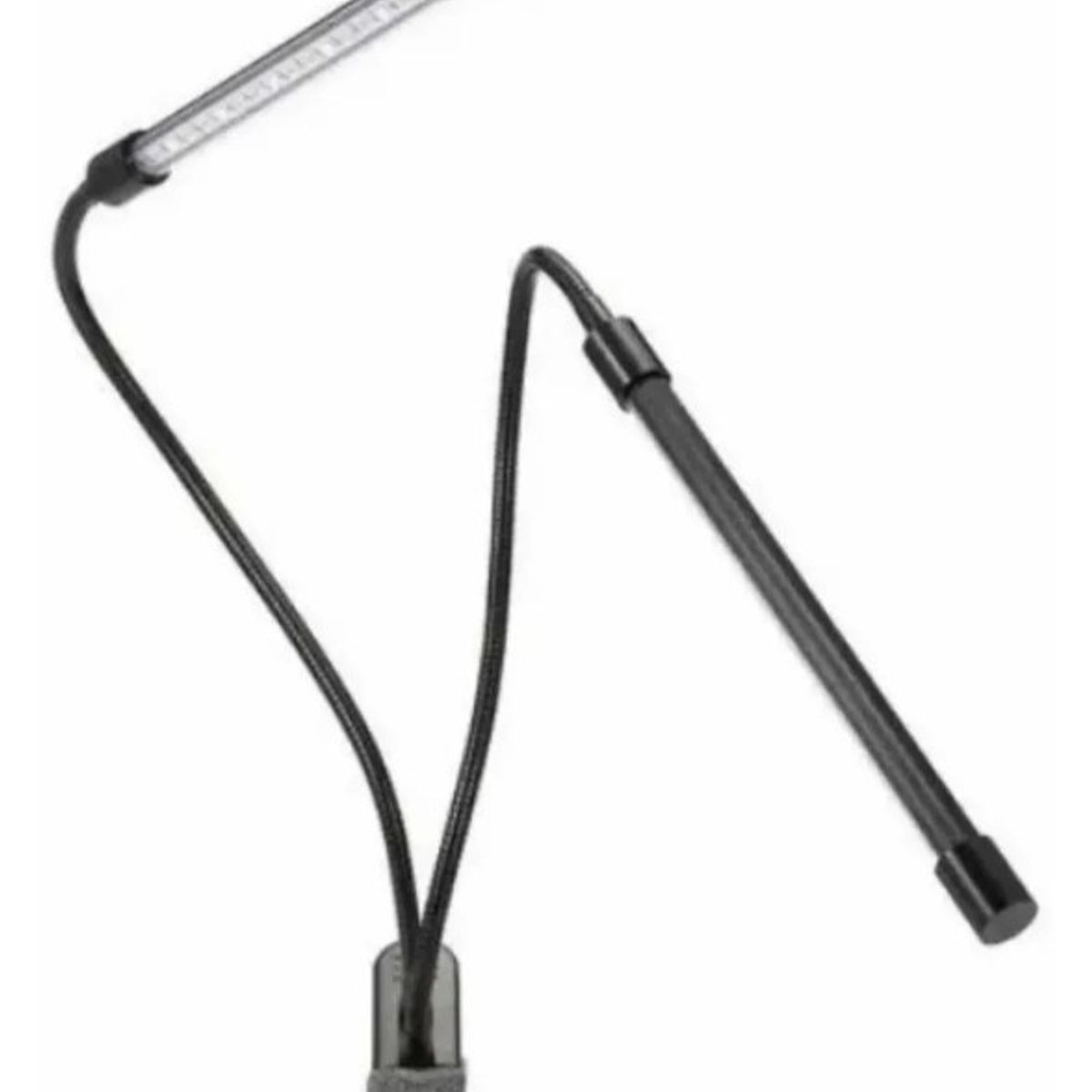 GENERICO - Lampara Led Usb Crecimiento Plantas 2 Tubos Uv Con Control