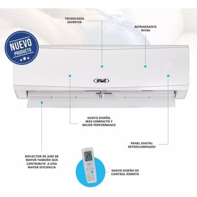 Imagen 2 del producto Aire acondicionado de 24000 Btu Split Inverter