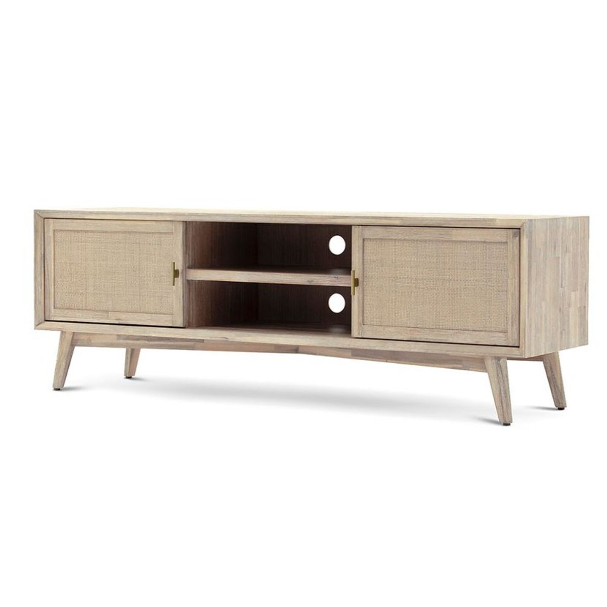 ROSEN - Mesa de Tv Rosen Halsey 165 x 45 cm Natural