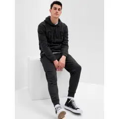 GAP - Pantalón De Buzo Logo Negro