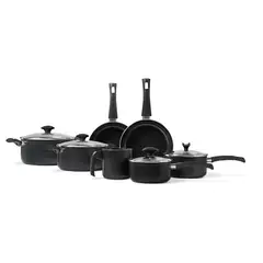 BRINOX - BATERIA DE COCINA 11 PZS NEGRO 7120/101